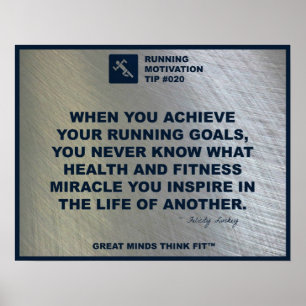 Running Motivation Tip #020 Poster