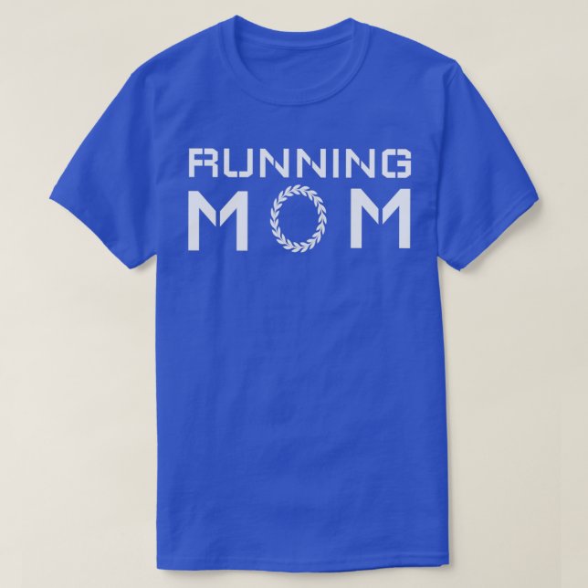 Running Mum Sport Jogging Fitness Gift T-Shirt (Design Front)