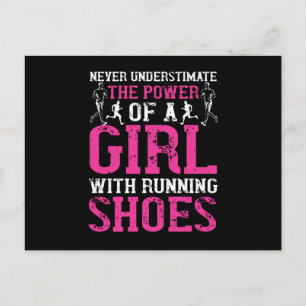 Running - Never underestimate champion Postcard