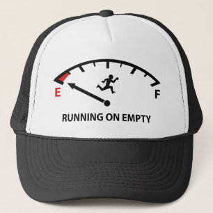 Running On Empty Trucker Hat