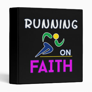 Running on Faith Christian Runner Binder