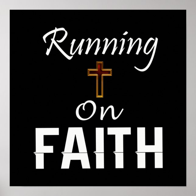 Running on Faith Runner Poster (Front)