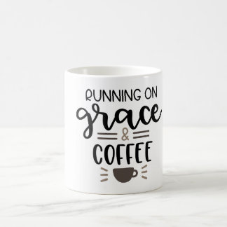 "Running on Grace & Coffee"- Mug