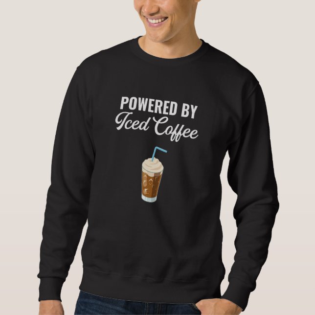 Running On Iced Coffee iced coffee Sweatshirt (Front)