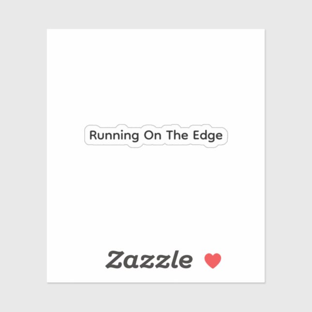 Running On The Edge (Sheet)