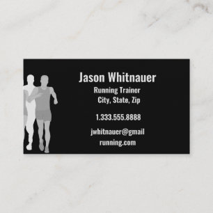Running or Personal Trainer, Fitness Instructor Business Card