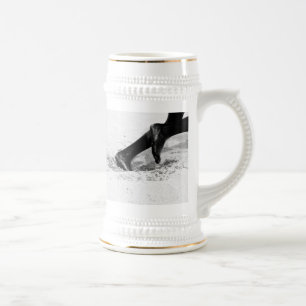 running out of sand beer stein