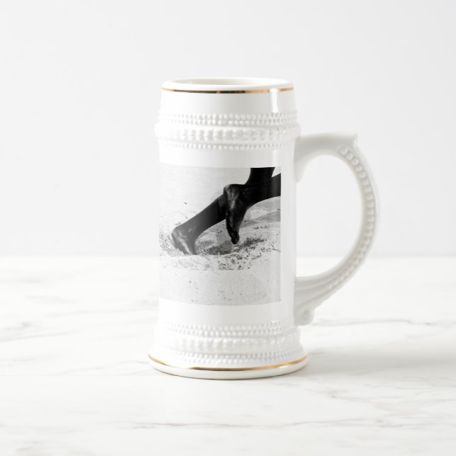 running out of sand beer stein (Right)