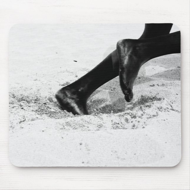running out of sand mouse pad (Front)