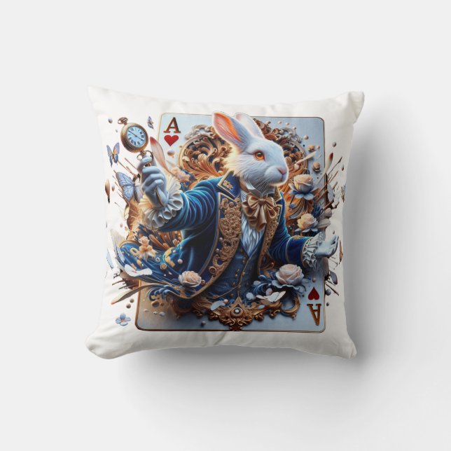 Running out of Time Throw Pillow (Front)