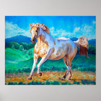 Running Paint Poster