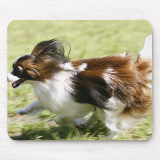 Running Papillon Mouse Pad (Front)
