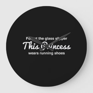 Running Princess Large Clock