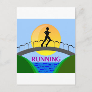 RUNNING PRODUCTS POSTCARD