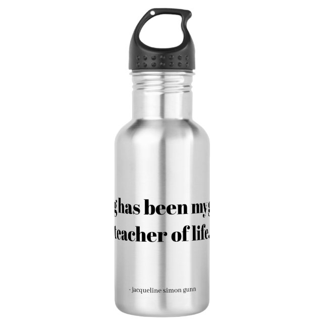 Running quote 532 ml water bottle (Front)