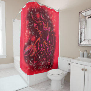 Running Red Bull Shower Curtain