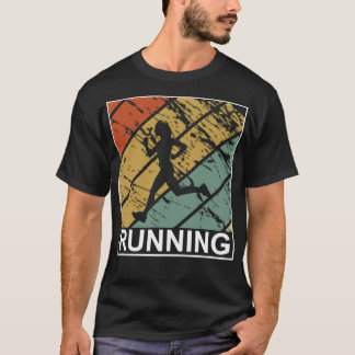 Running retro running marathon jogging 2 T-Shirt