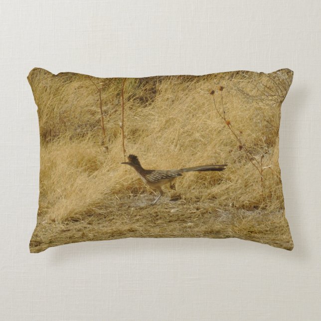 Running Roadrunner Accent Pillow (Front)