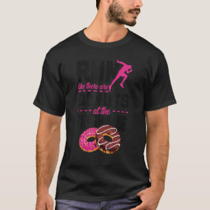 Running Runner Half Marathon Doughnut Vintage Run  T-Shirt
