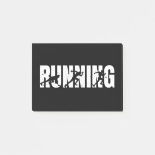 Running  Runner  Marathon Post-it Notes