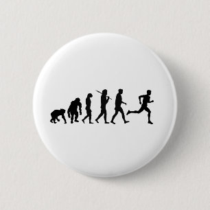 Running Runners Athletics Race and Marathon 2 Inch Round Button