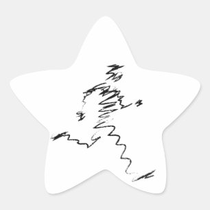 Running, Runners, Triathletes Star Sticker