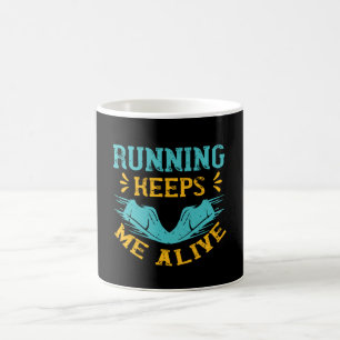 Running - Running keeps me alive Coffee Mug