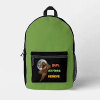 Running Sasquatch Adventure Believe Design