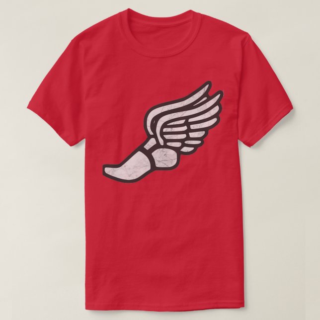 Running Shoe Graphic T-Shirt (Design Front)