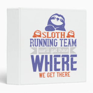 Running - Sloth Running Team Binder