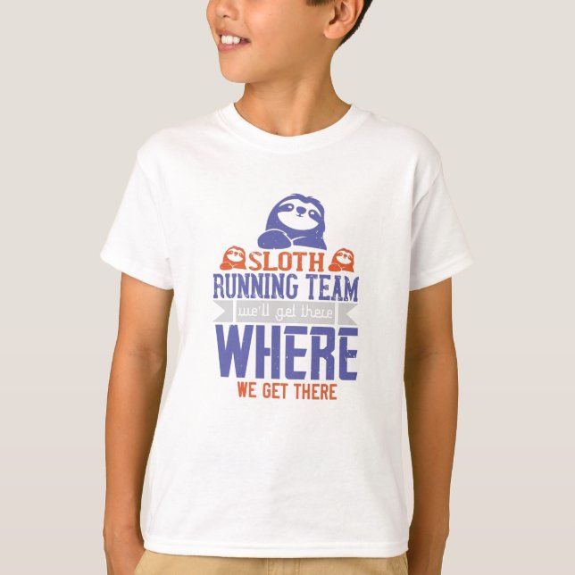 Running - Sloth Running Team T-Shirt (Front)