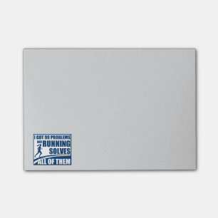 Running Solves All of Them Post-it Notes