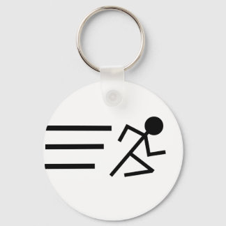 Running Stickman Keychain