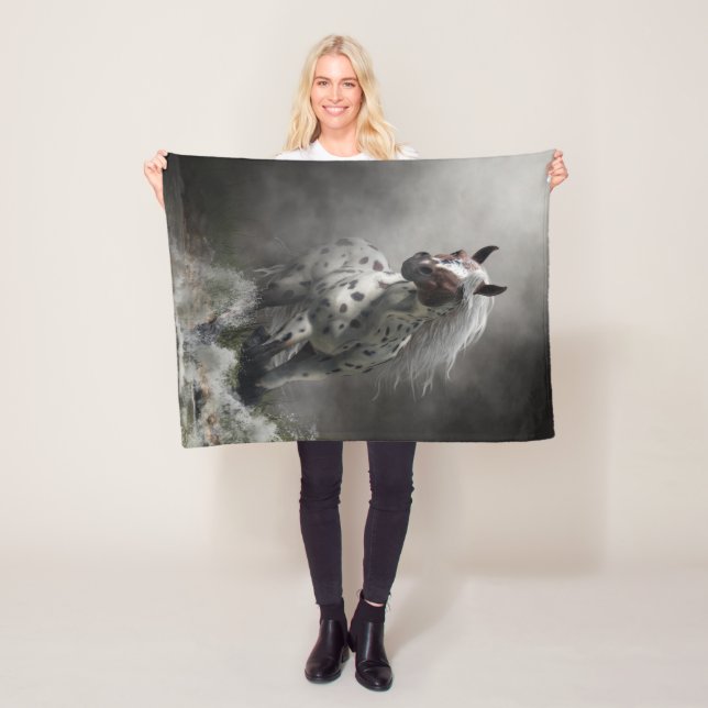 Running the River Appaloosa Blanket (In Situ)