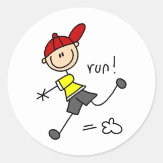 Running To Base Sticker