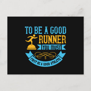 Running - To be a good runner Postcard
