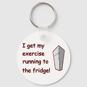 Running To The Fridge Keychain