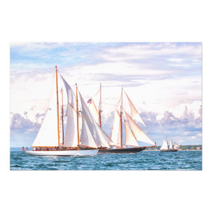 Running Toward The Finish Photo Print