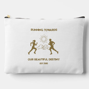 Running Towards Our Destiny Luxury Accessory Pouch