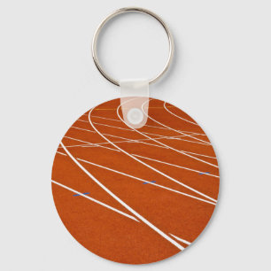 running track keychain