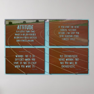 Running Track Motivation! Poster