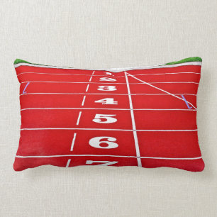 Running Track Pillow/Cushion Lumbar Pillow