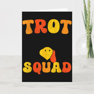 Running Turkey Sungles Trot Squad Thanksgiving _1 Card