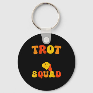 Running Turkey Sungles Trot Squad Thanksgiving _1  Keychain