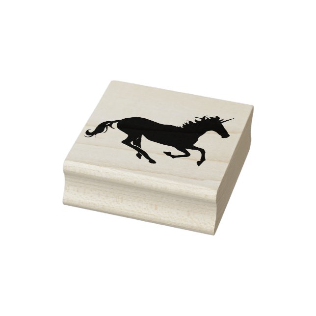 running unicorn art stamp (Stamp)