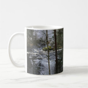 Running Water Landscape in Finland Coffee Mug