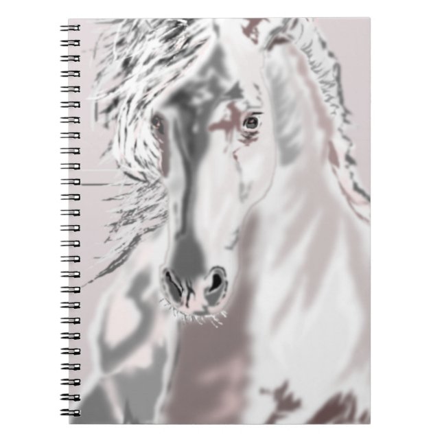 Running White Horse Notebook (Front)