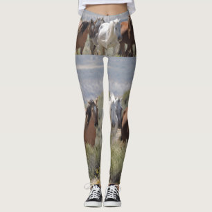 Running Wild and Free in Sand Wash Basin Leggings
