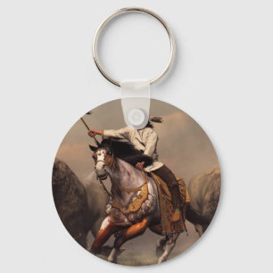 Running With Buffalo Keychain