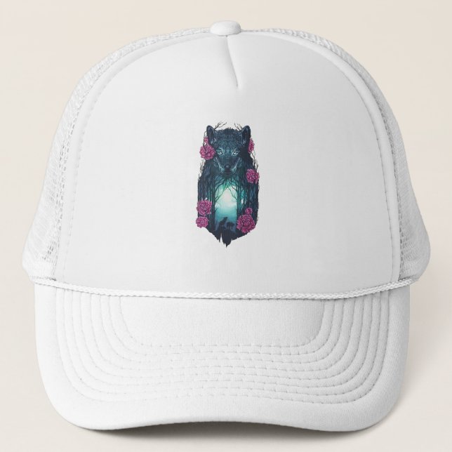 Running with the Wolves Trucker Hat (Front)